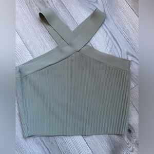 Debut women’s knit tank size M/L sage green